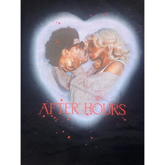 The Weekend XO After Hours T Shirt Adult Large Black Short Sleeve Crewneck Rare - Picture 2 of 4